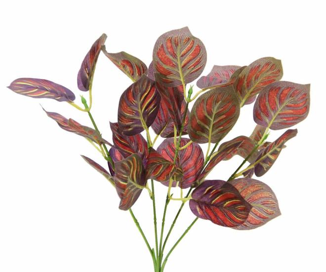 Artificial Calethea Bunch Red