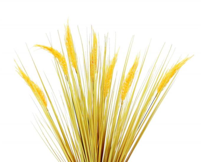 Artificial Spike Reed Bunch Yellow