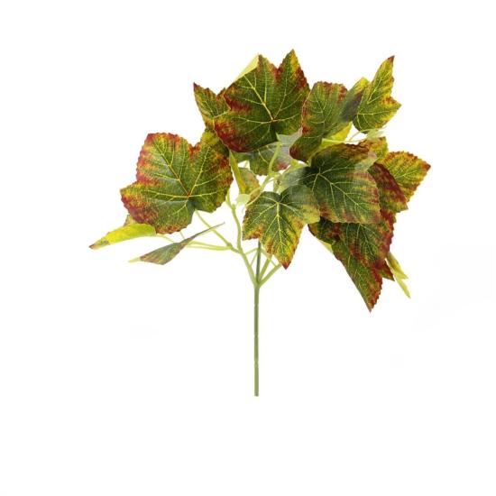 Artificial Hedera Bouquet Variegated Red 34 cm