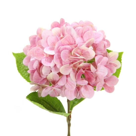 Artificial Hydrangea Branch 60 cm Pink