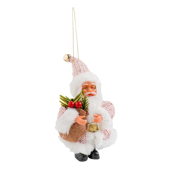 Mini Noel Baba Pembe 13 cm