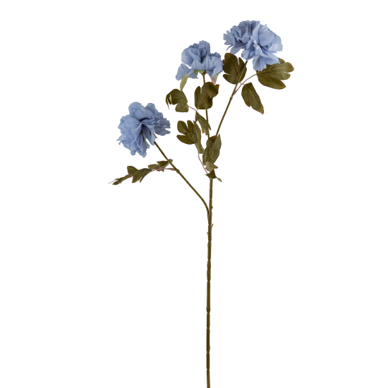 Artificial Wild Rose Branch Blue 80 cm