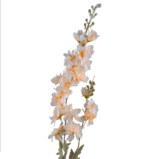 Artificial Delphinium Branch Salmon 85 cm