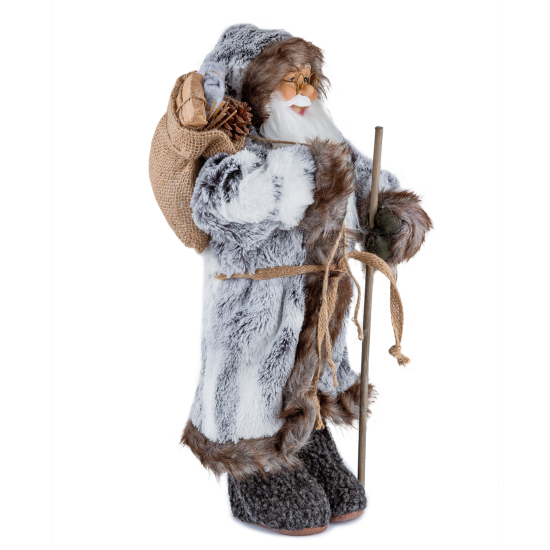 Kuş Yuvalı Noel Baba 45 cm