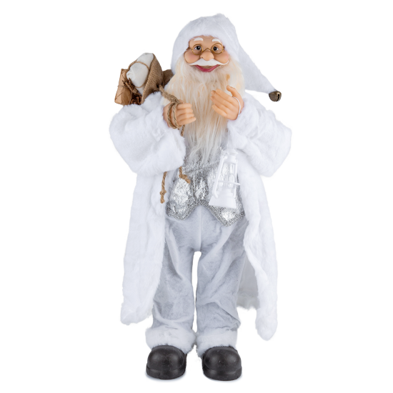 Santa Claus with Silver Vest 60 cm