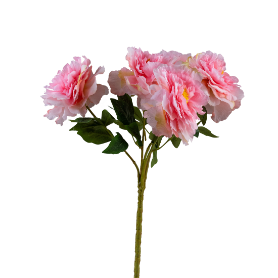 Artificial Peony Bouquet Pink 45 cm