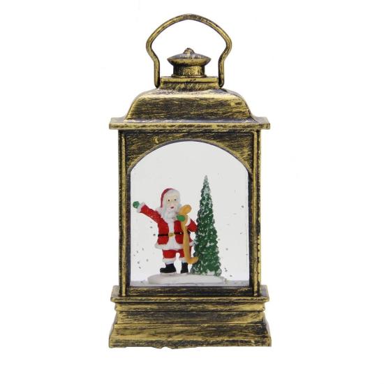 Mini Fener Kar Küresi Noel Baba 14 cm