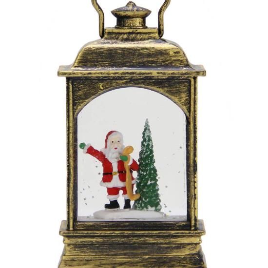 Mini Fener Kar Küresi Noel Baba 14 cm