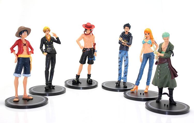 Anime Figure Set of 6 2Alk34