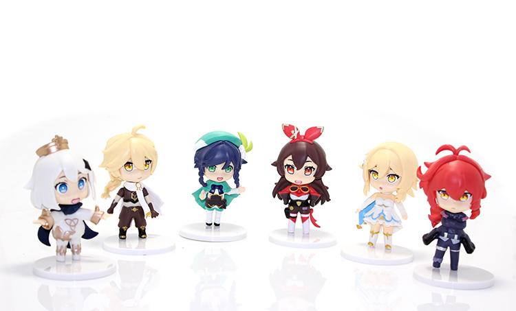 Anime Figure Set of 6 2Alk57