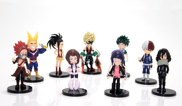 Anime Figure Set of 9 2Alk64