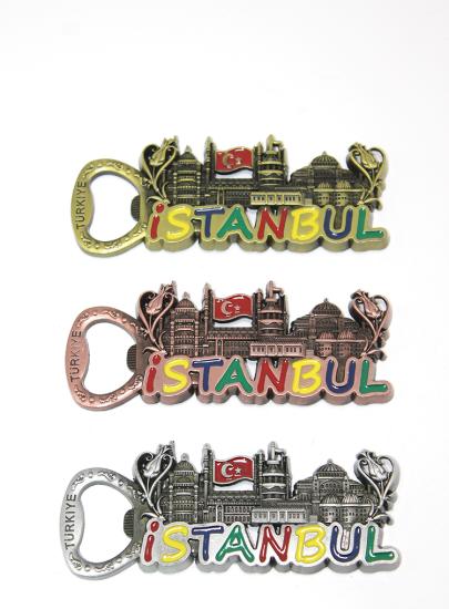 Metal Istanbul Themed Local Magnet Bottle Opener 2Alk83