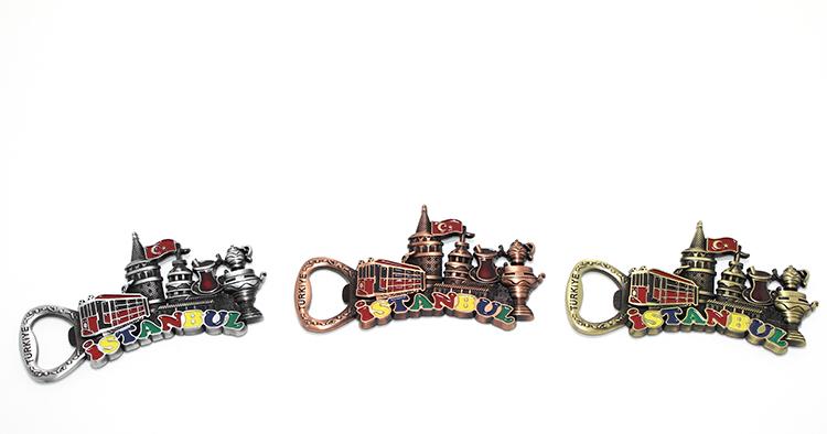 Metal Istanbul Themed Local Magnet Bottle Opener 2Alk85