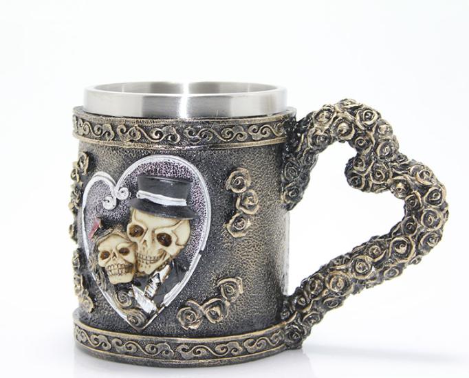 Stainless Steel Heart Mug ALK1017