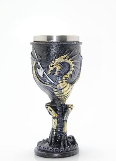 Dragon Design Stainless Steel Goblet Cup ALK1036