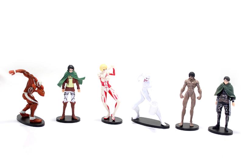 Silicone Anime Figure Set of 6 ALK152