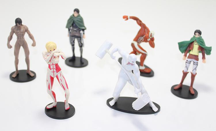 Silicone Anime Figure Set of 6 ALK152