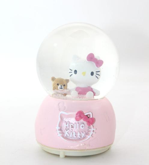 Hello Kitty Light Music Snow Globe 13 Cm Alk1788