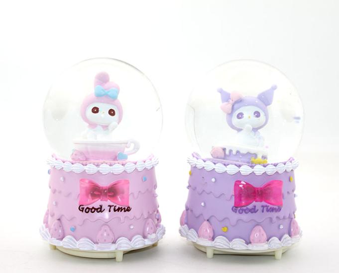 Kuromi Light Music Snow Globe 13 Cm Alk1849