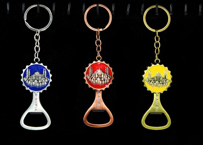 Metal Hagia Sophia Keychain and Bottle Opener Alk2203