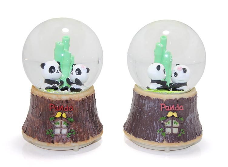 Light Music Spray Snow Globe 16 cm ALK277