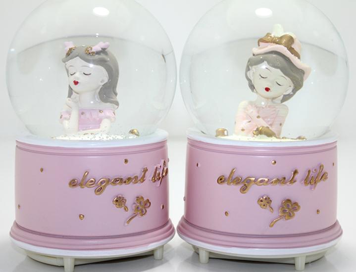 Snow Globe Light Music Globe 13 Cm ALK278