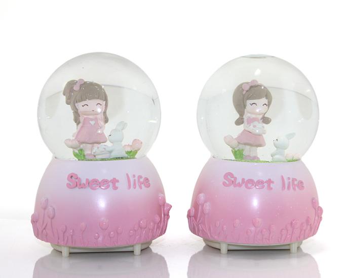 Snow Globe Light Music Globe 13 Cm ALK282