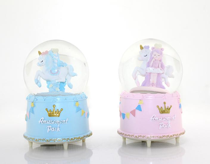 Snow Globe Spray Light Music Globe 16 Cm ALK298