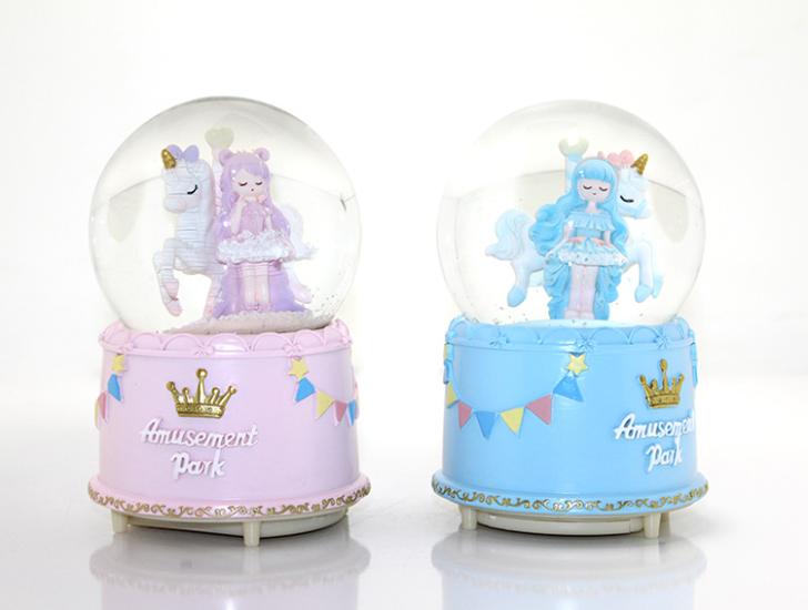 Snow Globe Spray Light Music Globe 16 Cm ALK299