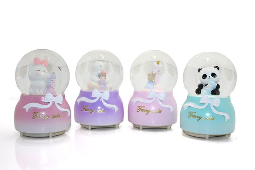 Snow Globe Spray Light Music Globe 16 Cm ALK303