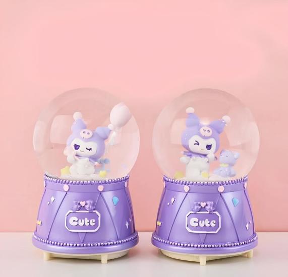 Kuromi Light Music Snow Globe Medium Size Alk3118