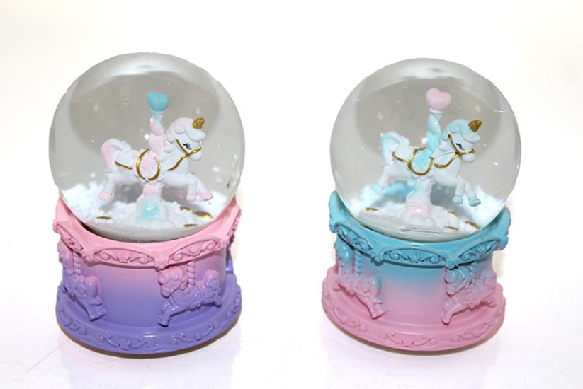 Small Snow Globe with Lights ALK313