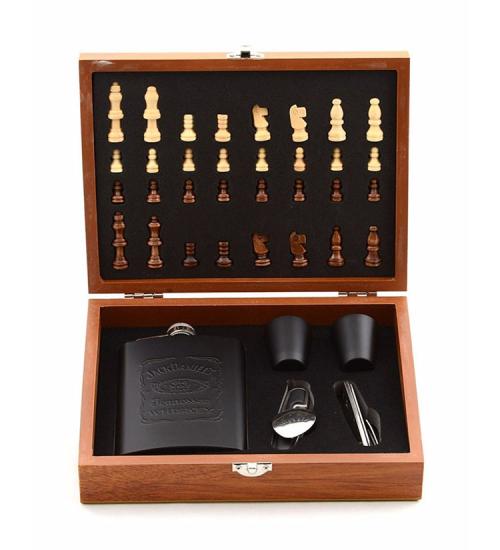 Chess Flask Set Jack Daniels Set ALK49