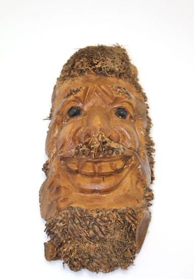 Wooden Decorative Face Mask No:14