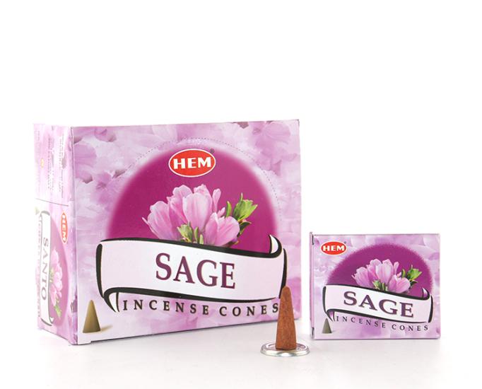 Sage Flavored Conical Incense