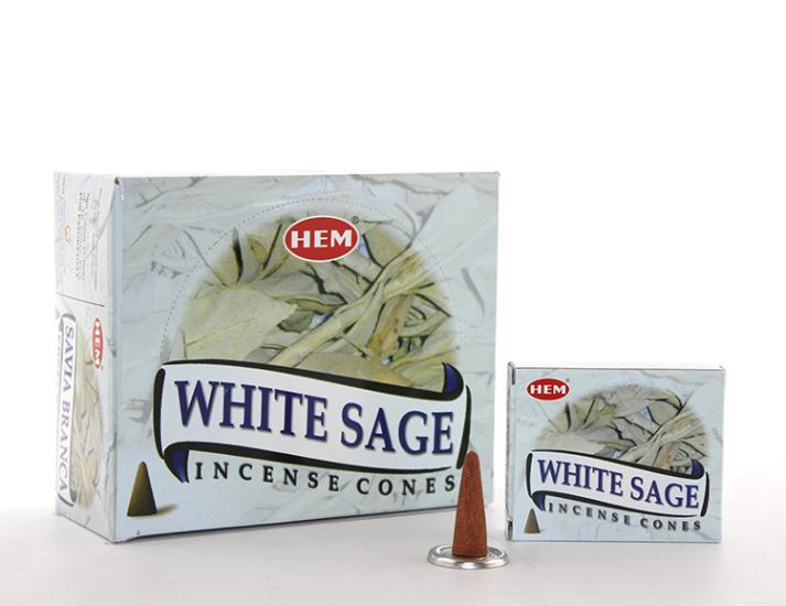 White Sage Flavored Conical Incense