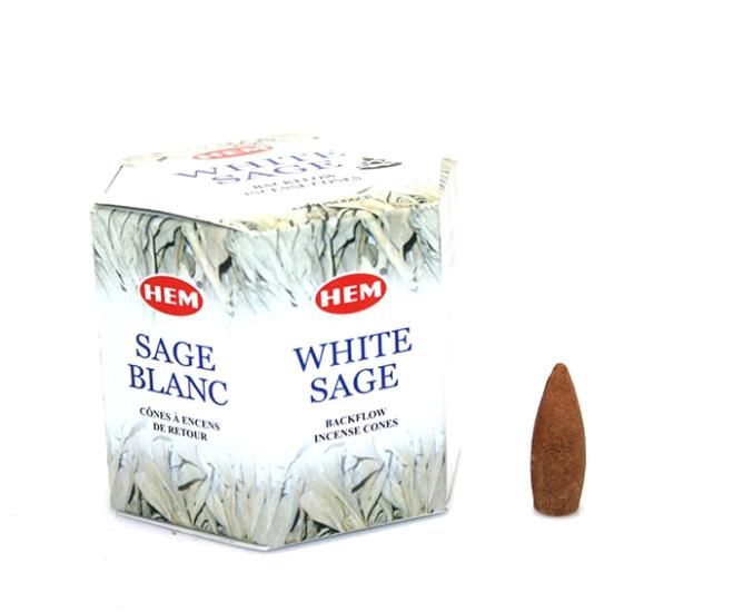 White Sage Aromalı Geri Akış Tütsü ( Backflow )