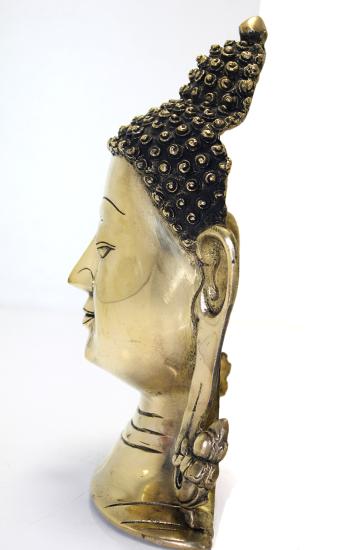 Metal Buda Büstü Biblosu 28 Cm KSK266