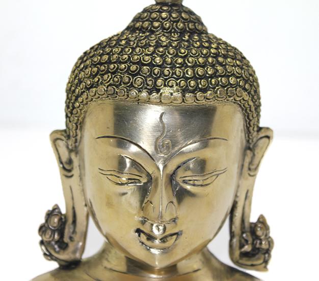 Metal Buda Büstü Biblosu 16 Cm KSK267