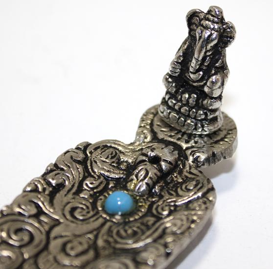 Metal Ganesha Incense Burner KSK303