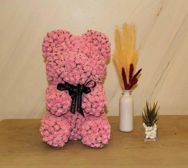 Güllü Ayıcık Rose Teddy Bear Pembe