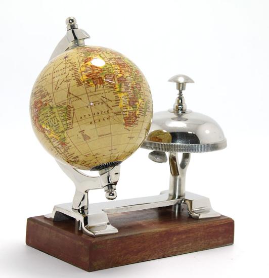 Desktop World Globe And Reception Bell Sl766