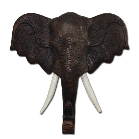 Wooden Wall Hanging Elephant Head 90 cm ST00105