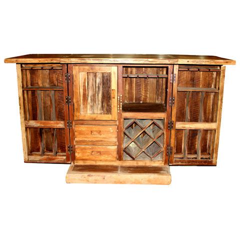 Wooden Teak Bar Set