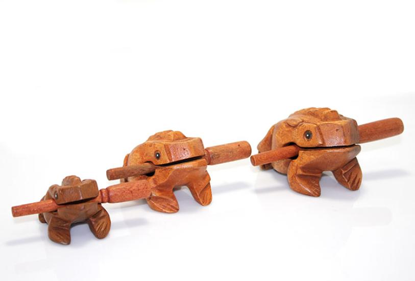 Wooden 3-piece Sound Frog 3/1