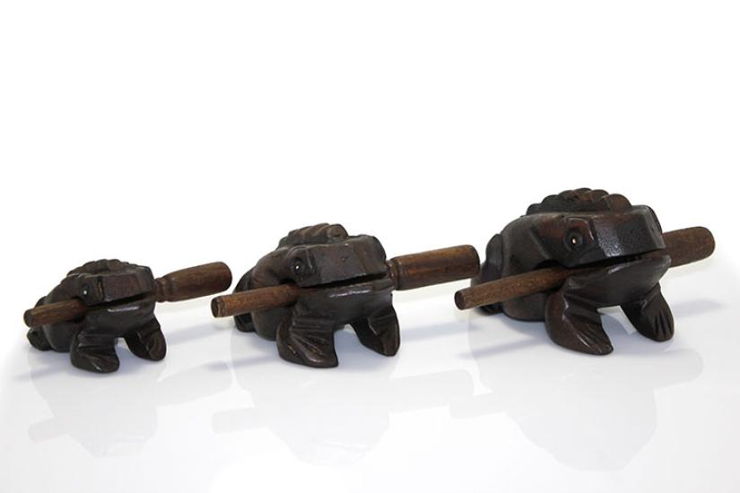 Wooden 3-piece Sound Frog 3/2