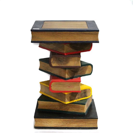 Wooden Book Stool KL173