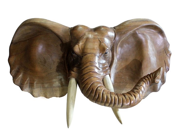 Mahogany%20Wood%20Wall%20Hanging%20Elephant%20Bust%201.Meter